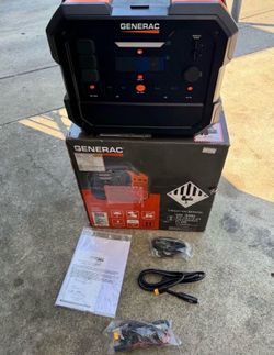 Generac 1600W Output / 3200 Peak 2106Wh Portable Battery Power Station with Push Button