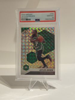 Jaylen Brown 2020 Mosaic PSA 10 Gem Mint