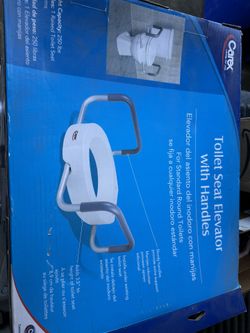 Carex Toilet Seat Elevator With Handles.  Never Used