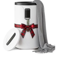 USHOWER Towel Warmers for Bathroom, 20L Large Towel Warmer Bucket for Spa, LCD Screen Display Time,