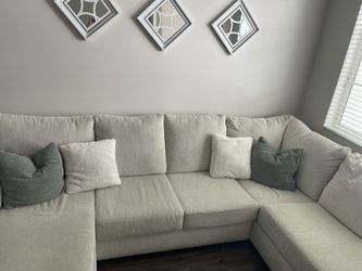 Light Gray Large Sofa ( 1 year old)