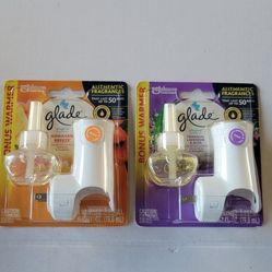 2 Glade Plug In Air Scent Sets