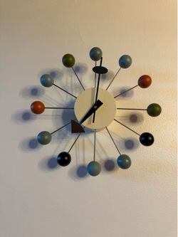 Midcentury style clock