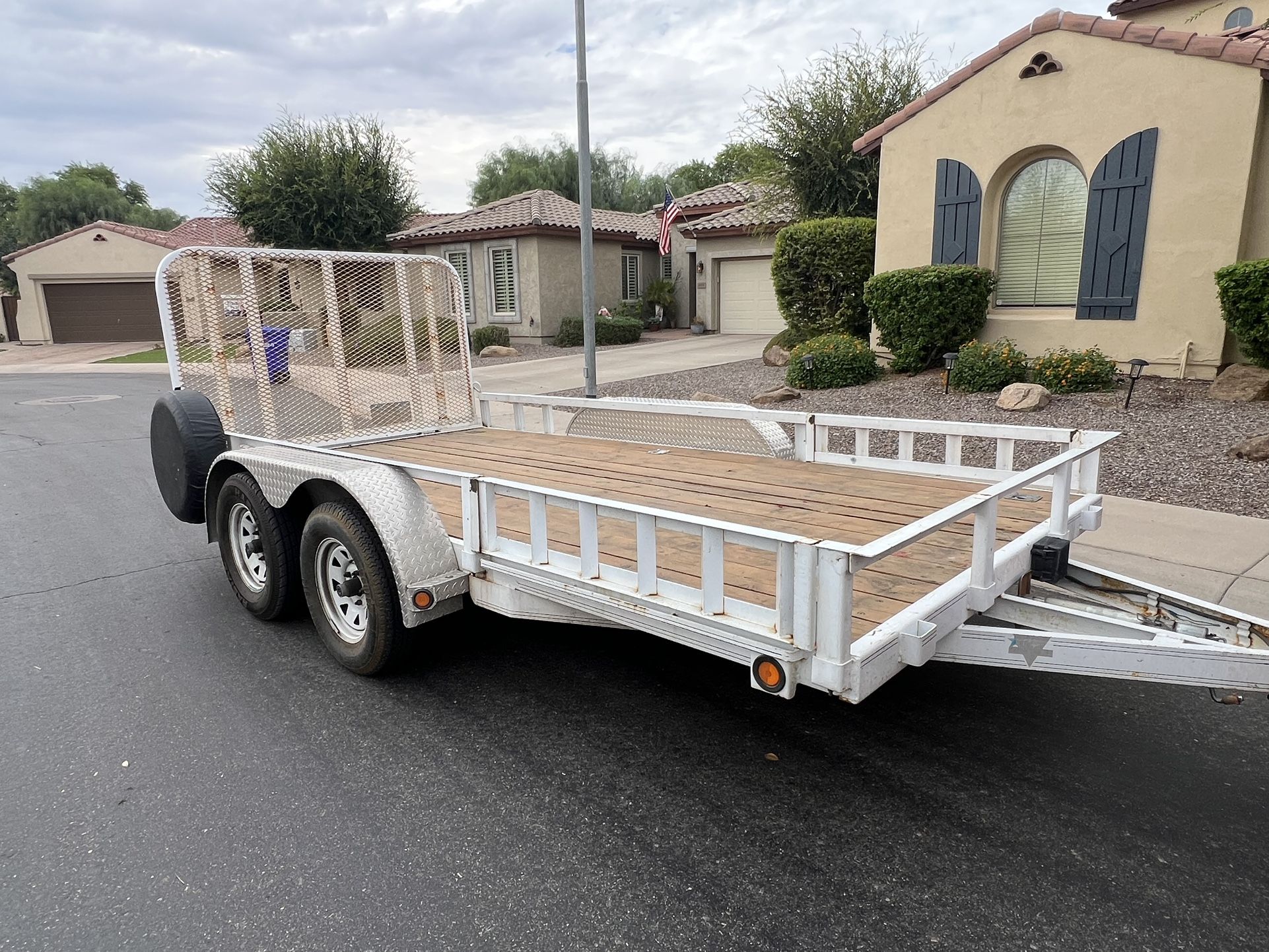 Pj Utility Trailer 83”x14’ Dual axle 