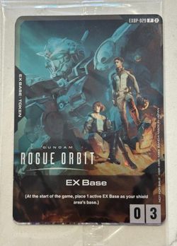 SDCC 2026 Gundam Rogue Orbit EX Base EXBP-029 Promo EXCL