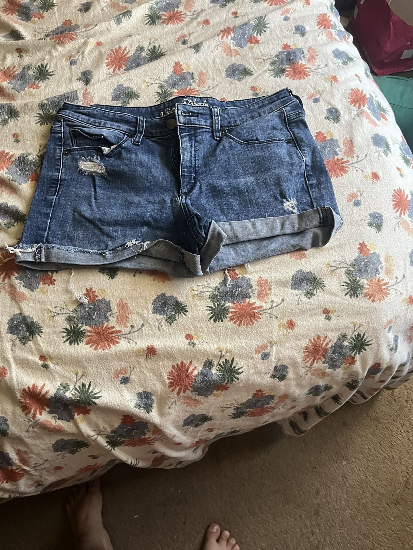 Blue Short Shorts