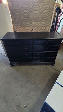 Black dresser