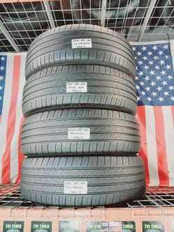 ✅ 4 USED TIRES P235/55R20 MICHELIN PRIMACY TOUR ALL SEASON TOTAL PERORMANCE 2355520