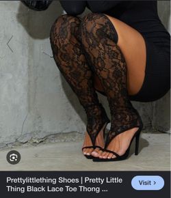 Pretty little thing Lace heels