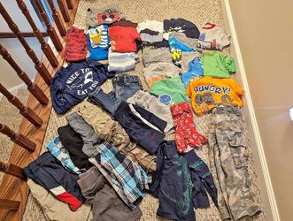 Lot of Boys Clothes size 4-5. All for 30$