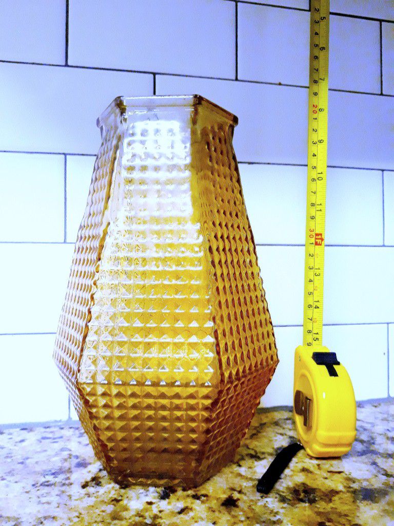 Gold Chrome Flower Vase