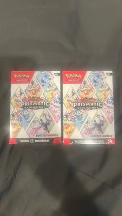 Pokemon prismatic evolutions booster bundle 2x
