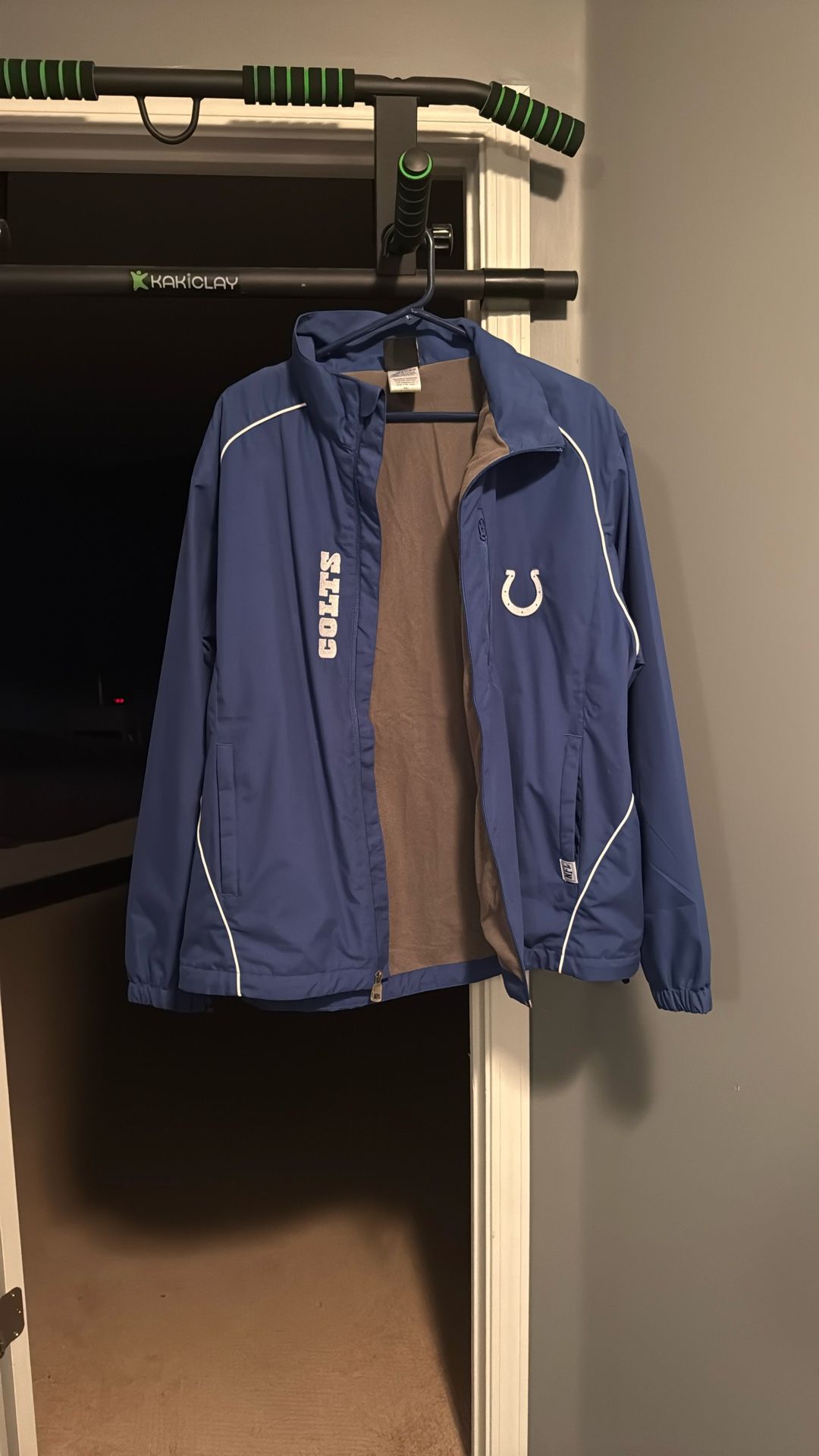 Colts official nfl apparel Jacket size L