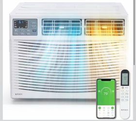 R4) 12000 BTU Window Air Conditioner with Heat, Window AC Unit & Heater Combo with APP & Voice Smart Control, Timer Function white color ,$ 280