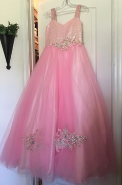 Size 12 Pink Pageant Dress