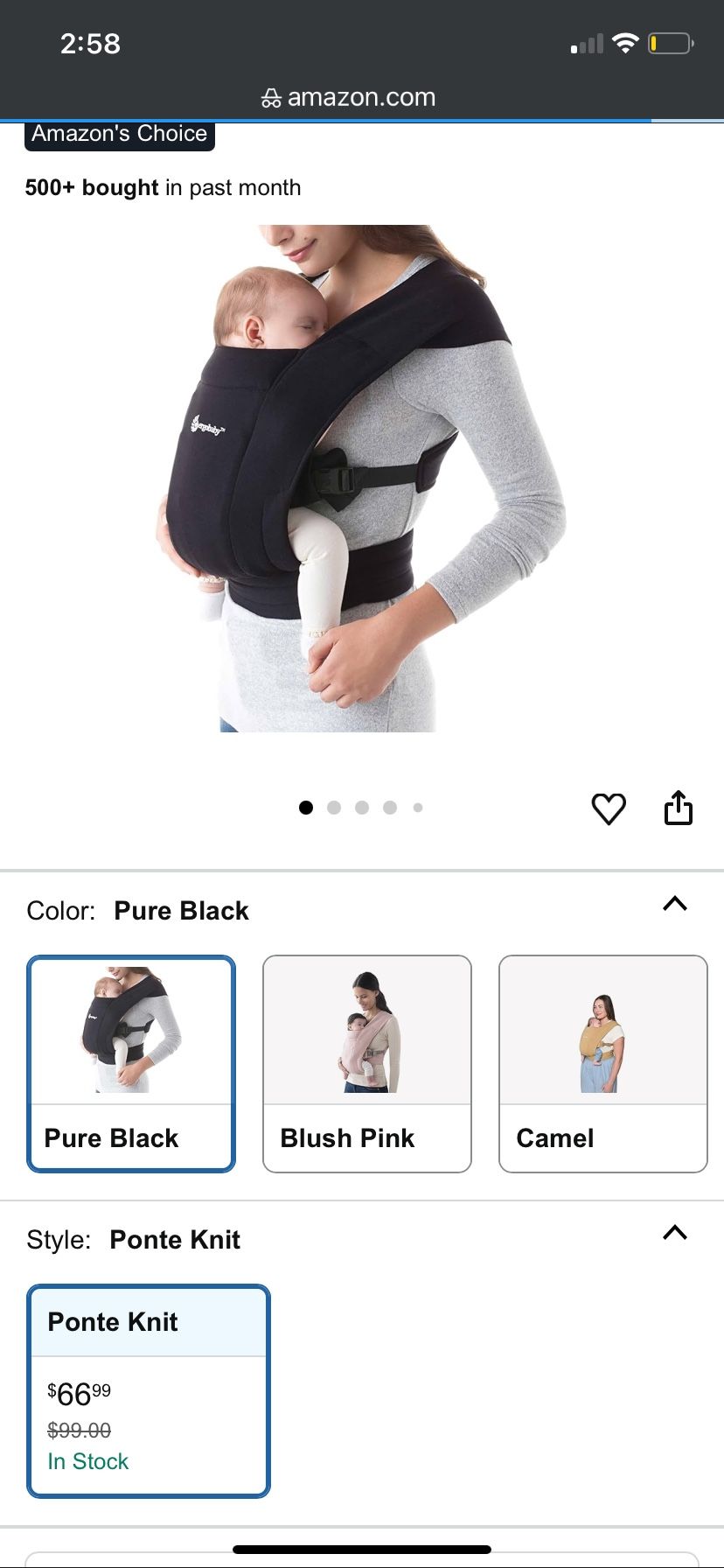Ergo Baby Carrier