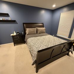 Queen Bed Frame & 1 Night Stand