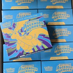 IN HAND Brand New in Box Pokemon Trading Card Game TCG Mega Evolutions Ascended Heroes Elite Trainer Box ETB