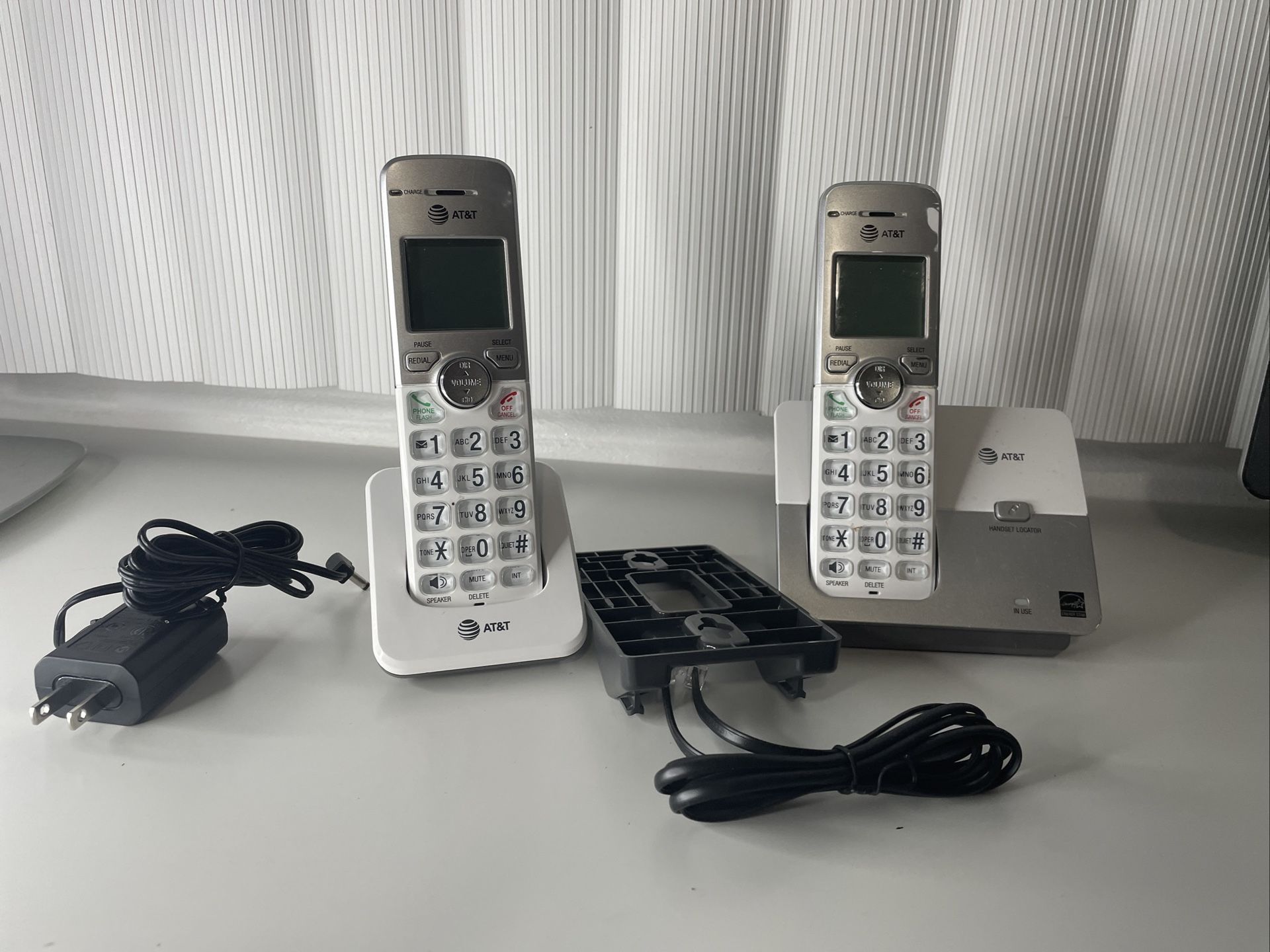 AT&T Wireless Home Phone Charging Base EL51203 Phone Cables Lot Untested