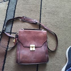 1960 Giudi Italian Leather Messenger Bag

