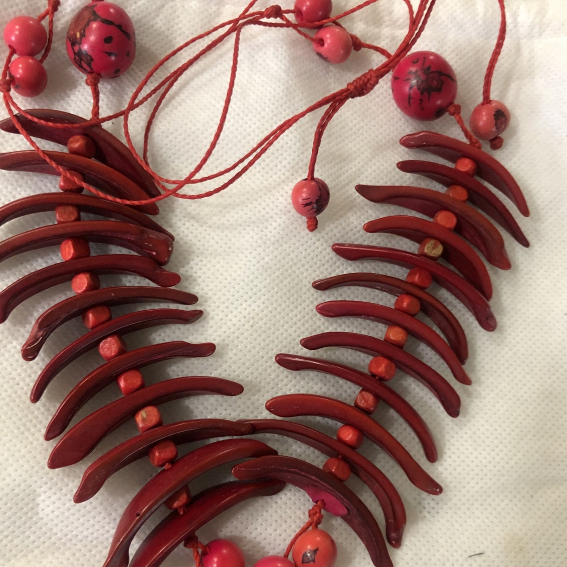 COLLAR TEJIDO COLOMBIANO EN COCO