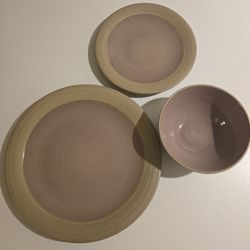 Mikasa 3set plates and bowl