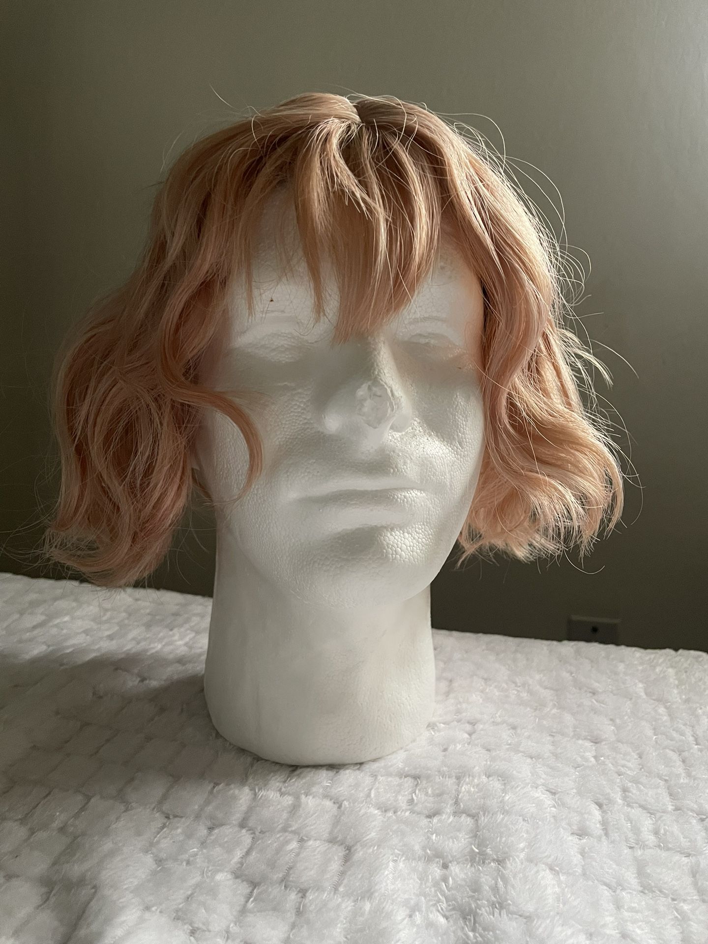 strawberry blonde synthetic wig