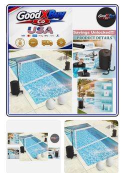New Pool Volleyball Net Set with Weighted Base
