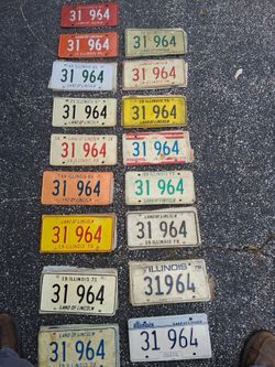 Illinois license plates