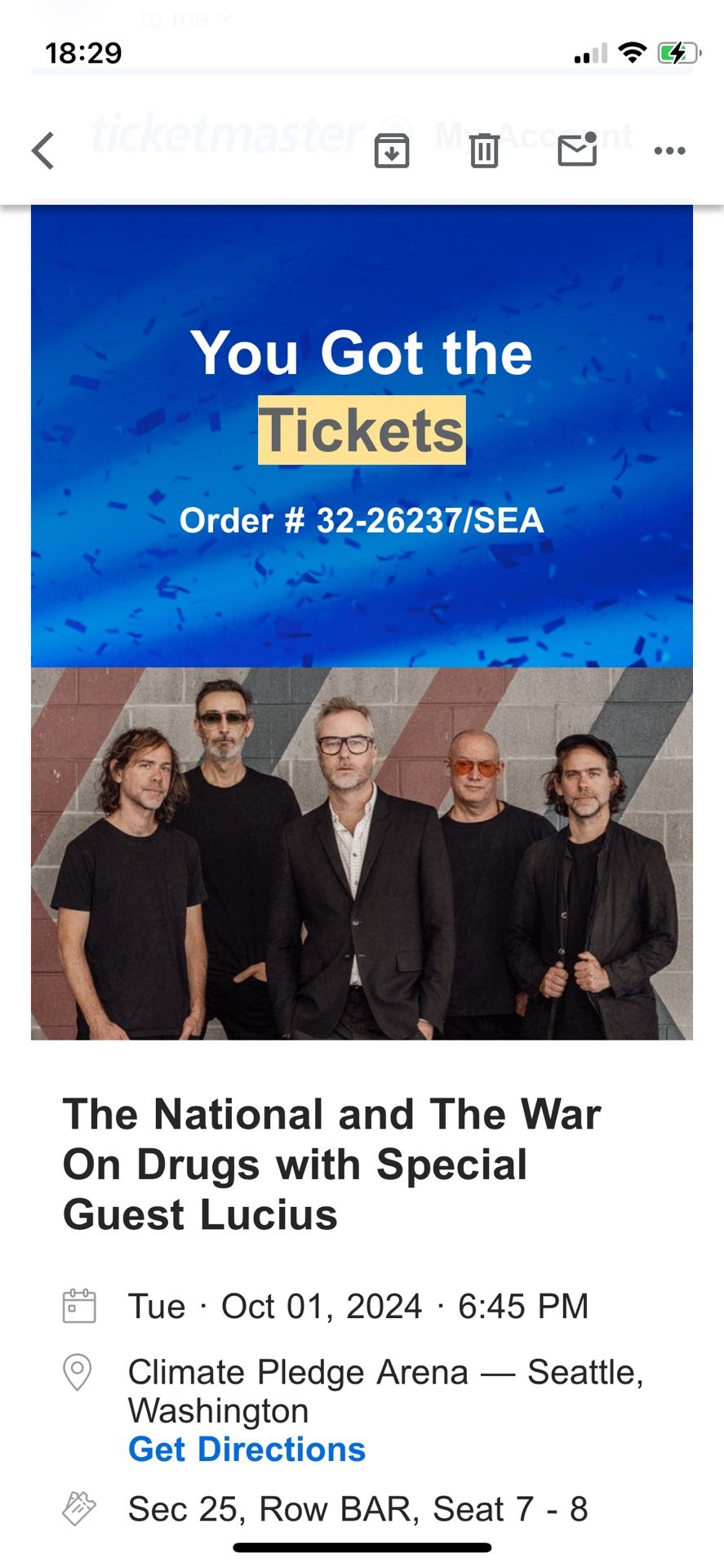 The National, The War On Drugs, Lucius