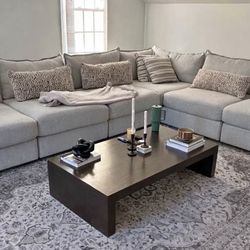 Raymour & Flanigan 6 Piece Modular Sectional
