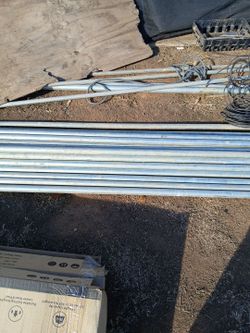 pipes for fence
