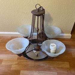 4 Bulb Chandelier