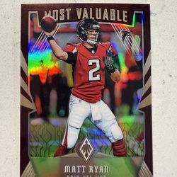 2018 Panini Phoenix #6 Matt Ryan Most Valuable Red /299 (Color Match)