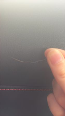 single strand of fine hair