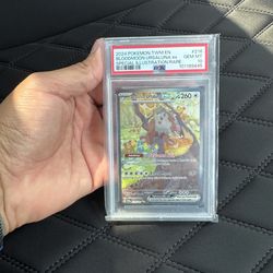 Bloodmoon Ursaluna ex Special Illustration Rare Holo Card 216/167 PSA 10