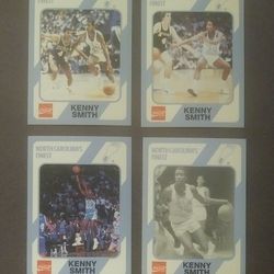 1989 Collegiate Kenny Smith North Carolina Tar Heels Basketball Card Cards Lot Vintage Collectible Sports NCAA