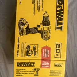 Drill Dewalt 20V Max 2 Batteries 
