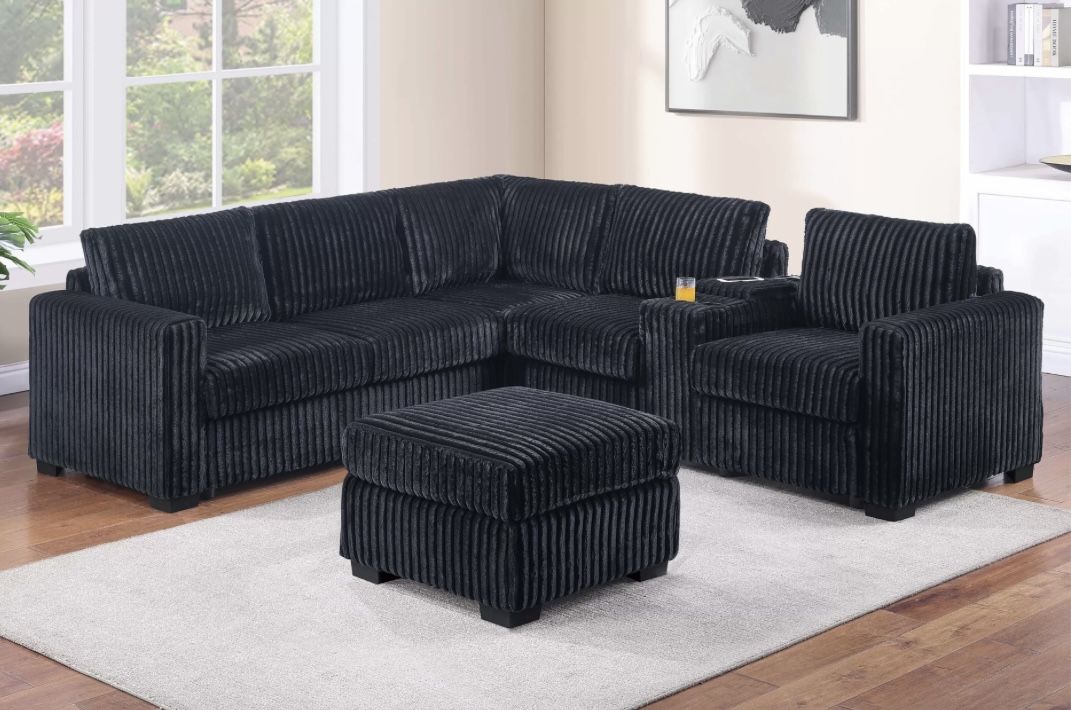 Sectional Sofa With Ottoman