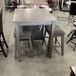 Caitbrook 3pc Counter Table Set