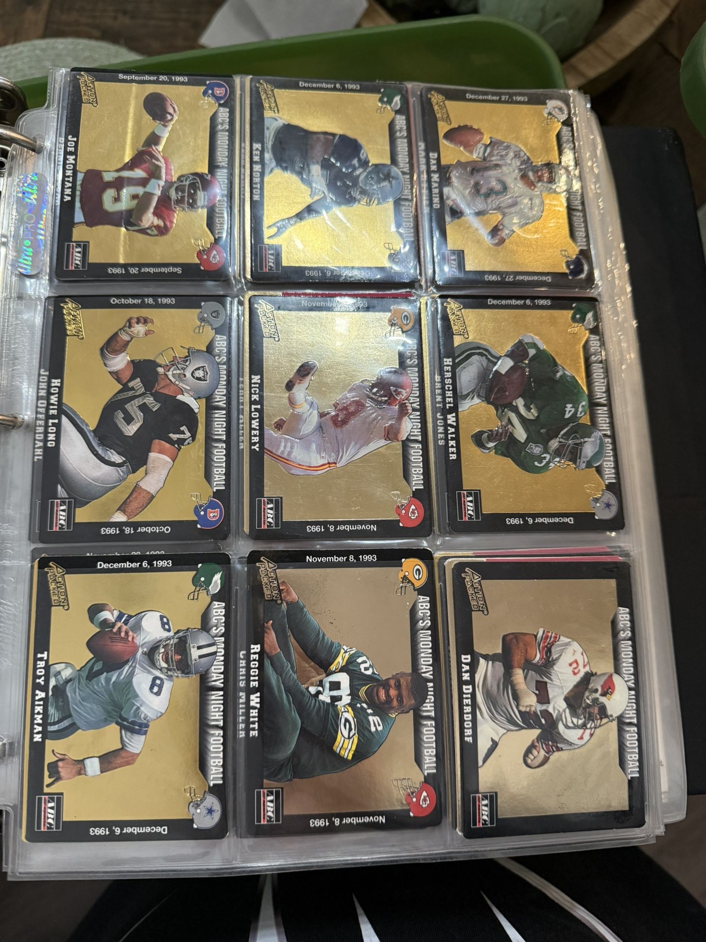 Various NFL Trading Cards