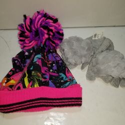Justice brand Hat and Gloves. Noth $5