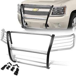 LA Zona Auto Parts 2007 to 2014 Chevrolet Tahoe Suburban Avalanche Chrome Grille Guard Tumba Burro Cromado para Chokes  