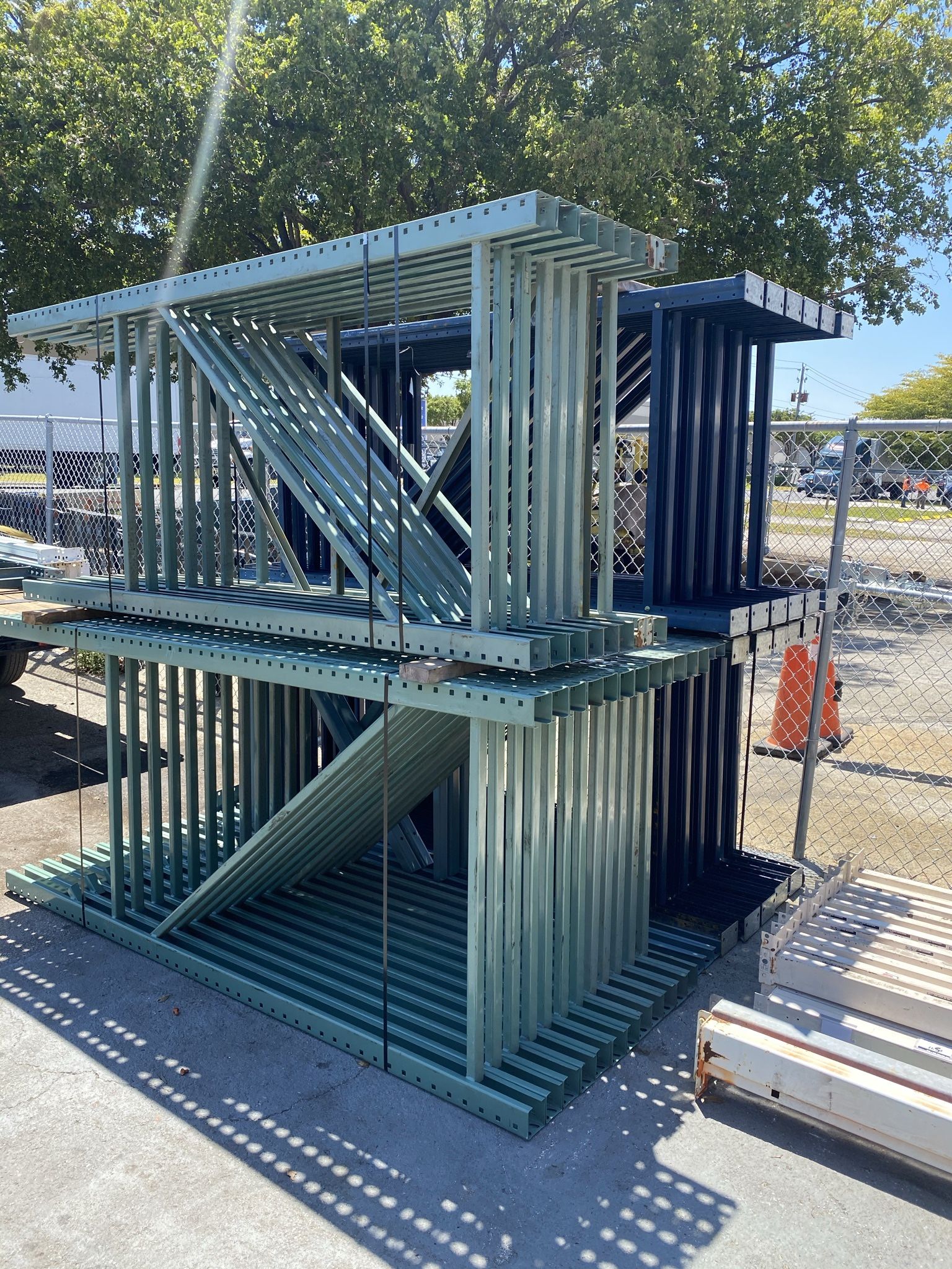 8ft Heavy Duty Pallet Rack Sections