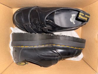 Dr. Martens Black Platform Shoes