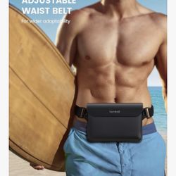 Waterproof Fanny Pack Pouch - [2Pack] [2025 Elastic Waist Strap] IPX8 Dry Bags Water Proof Pouch for Swimming, Beach, Kayaking, Cruise Ship Essentials