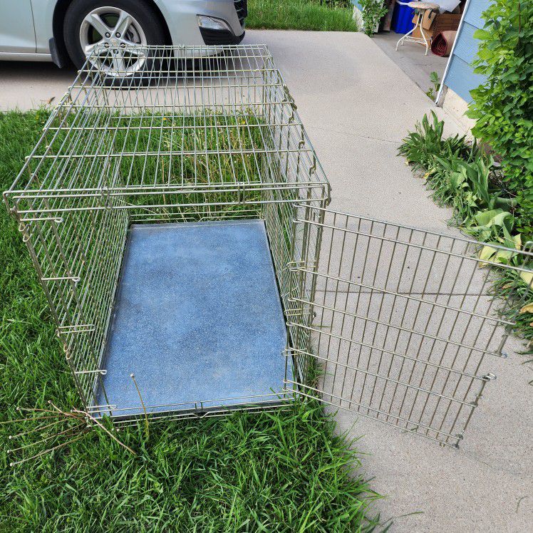 Metal Dog Crate, Collapsable