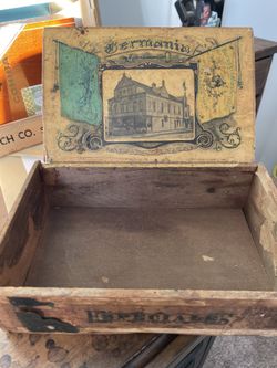 Antique Ann Arbor Michigan Cigar Box