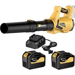 Sihuird Leaf Blower Cordless, 720CM Electric Blower with 2 x 21V 7.8Ah Battery and Charger, 5-Variable Speed & Turbo Mode, Blowers for Lawn Care