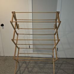 Vintage Solid Maple Wood Drying Rack